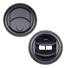 Difusor de Ar Redondo [Preto] [071mm] [1,5 Polegadas] [027]