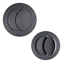 Difusor de Ar Redondo [Preto] [63,5mm]