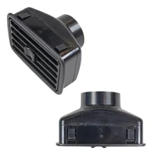 Difusor de Ar Retangular [Preto] [com Bocal 2 Polegadas]