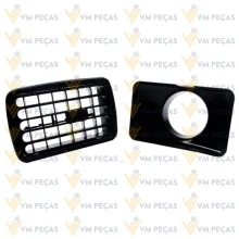 Difusor de Ar Retangular [Preto] [com Bocal 2 Polegadas]