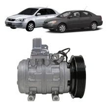 Compressor Denso 10P15 Toyota Corolla 2003 a 2008 6pk 140mm [importado]