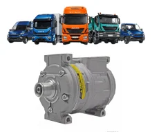 Compressor Denso 10PA17 Iveco Stralis [Fixaçao na Tampa] [sem Conjunto de Embreagem] [importado]