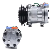 Compressor Sanden SD7H13 Komatsu WA470 /Case /Caterpillar Escavadeira 321, 1B, 24v [importado]