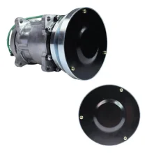 Compressor Sanden SD7H15, Orelha, Caterpillar, 1A 132mm, 24v [importado]