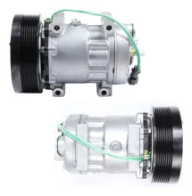 Compressor Sanden SD7H15, Passante, DAF XF FTS 480 2021> 8pk 165mm, 24v [importado]