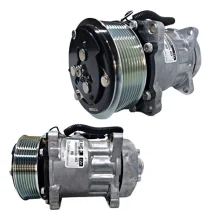 Compressor Sanden SD7H15, Orelha, 8pk, 12v, Flex [Original AC Edge]