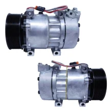 Compressor Sanden SD7H15, Passante, Scania, 10pk, 24v [Original AC Edge]