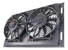 Eletroventilador Universal com Defletor 10" 12v [Pa em S] [Duplo]