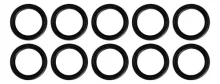 Oring R134 8mm Fino [Pacote com 10 peças] [Preto]