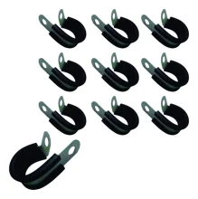 Abraçadeira de Aço / Borracha 19x25 para Mangueira 10mm