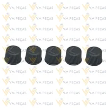 Tampa Plastica para Valvula de Enchimento de Baixa [L] [Perfil Baixo] [Pacote com 05 peças]