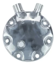 Tampa Traseira para Compressor Sanden SD5H14 Vertical 8x10