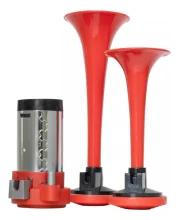 Buzina Eletropneumatica 2 Cornetas 12v [Vetor]