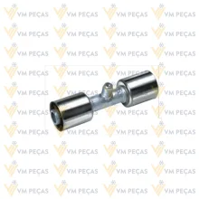 Uniao Aluminio 10mm com Ventil R12 [com Clip]