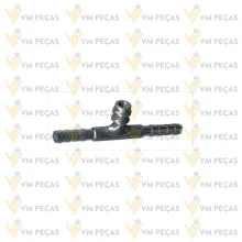 Uniao Aluminio 8mm com Ventil R134