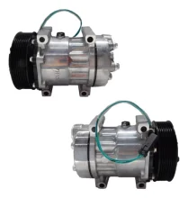 Compressor Sanden SD7H15, Passante, Volvo FH, 8pk 136mm, 24v [Original Americano]