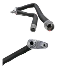 Adaptador com Tubo Radial 6mm e 10mm para Valvula de Expansao VW Gol, Parati, Saveiro G2, G3, G4 1996 a 2007