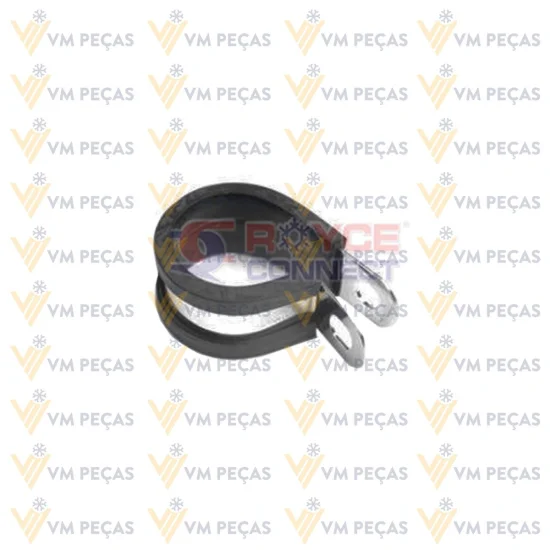 Abraçadeira de Aço / Borracha 19x27 para Mangueira 12mm
