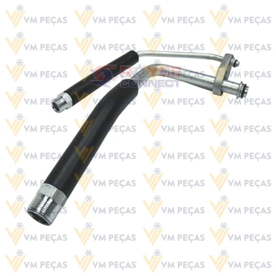 Adaptador com Tubo Radial 6mm e 10mm para Valvula de Expansao VW Gol, Parati, Saveiro G2, G3, G4 1996 a 2007