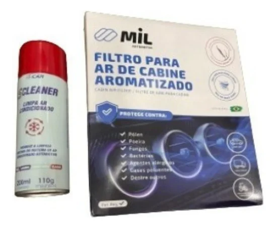 Filtro Cabine Vw Gol, Parati, Saveiro G5 2008 a 2012, G6 2013>, Fox 2003>, Polo 2002>, TCross, Nivus, A1 [FC2710,FC2703]