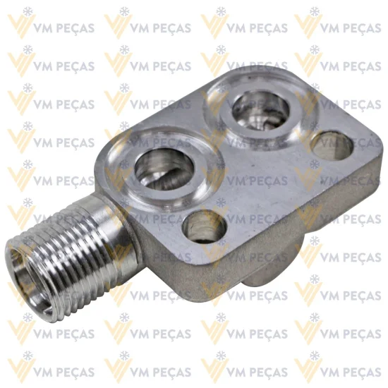 Adaptador para Saida do Compressor Denso 6P [Lado Descarga]