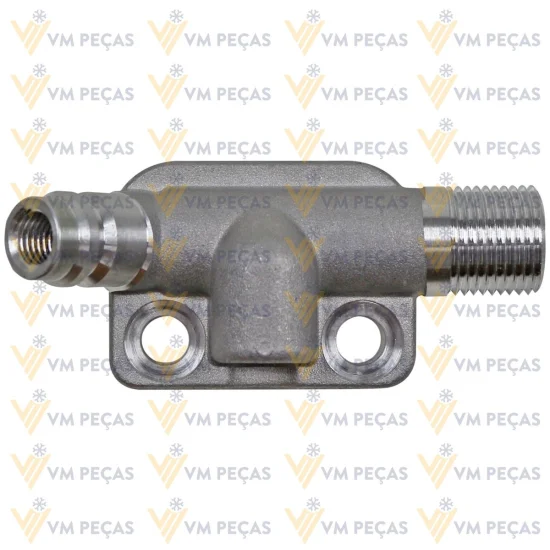 Adaptador para Saida do Compressor Denso 6P [Lado Descarga]