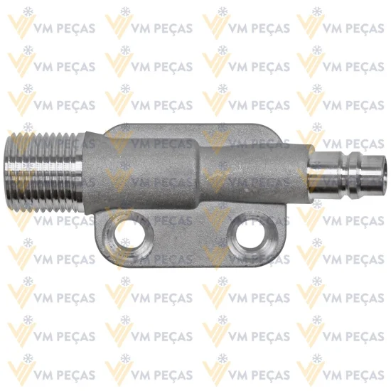 Adaptador para Saida do Compressor Denso 6P [Lado Sucçao]