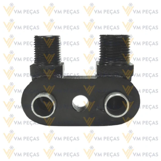Adaptador para Saida do Compressor Sanden Sd7h15 [Aço] [Vertical 8x10]