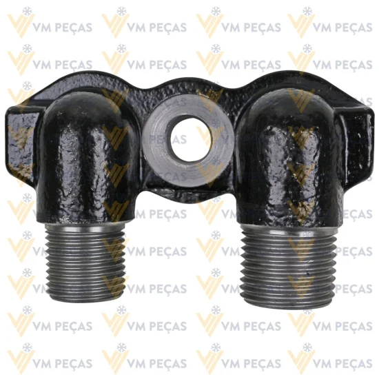 Adaptador para Saida do Compressor Sanden Sd7h15 [Aço] [Vertical 8x10]