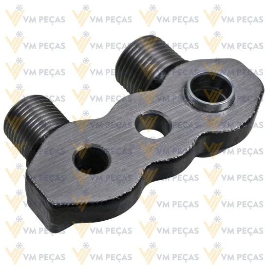 Adaptador para Saida do Compressor Sanden Sd7h15 [Aço] [Vertical 8x10]