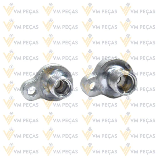 Adaptador para Saida do Compressor Sanden Sd7h15 Scania /Volvo [Saida Rosca] [PAR]