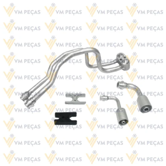 Adaptador para Valvula de Expansao Fiat Palio Fire, Siena, Strada Fire 2001>, Doblo, Punto/Komatsu Pa Carregadeira [Kit]