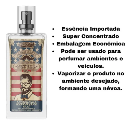 Aromatizante Natuar 45ml [Vidro] CentralSul [America]