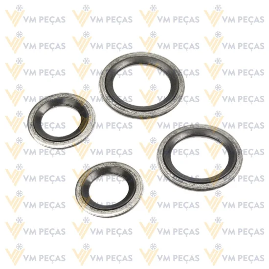 Arruela de Vedaçao [kit com 04 peças] [Valvula de Expansao Chevrolet Captiva]