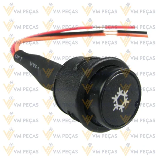 Botao A/C Universal Redondo [Tecla] 12v
