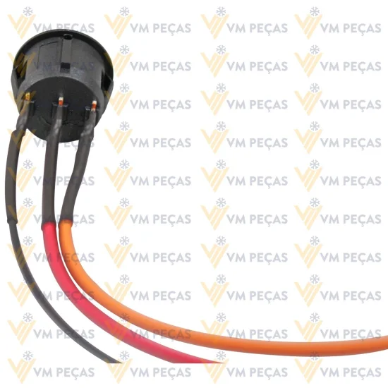 Botao A/C Universal Redondo [Tecla] 12v