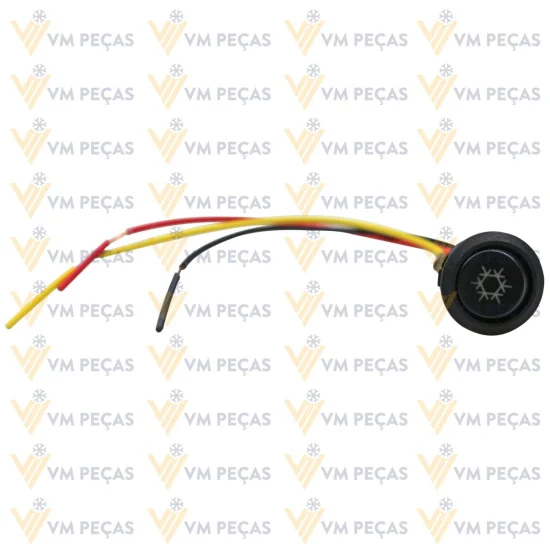 Botao A/C Universal Redondo [Tecla] 24v