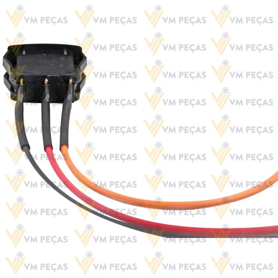Botao A/C Universal Retangular [Tecla] 12v