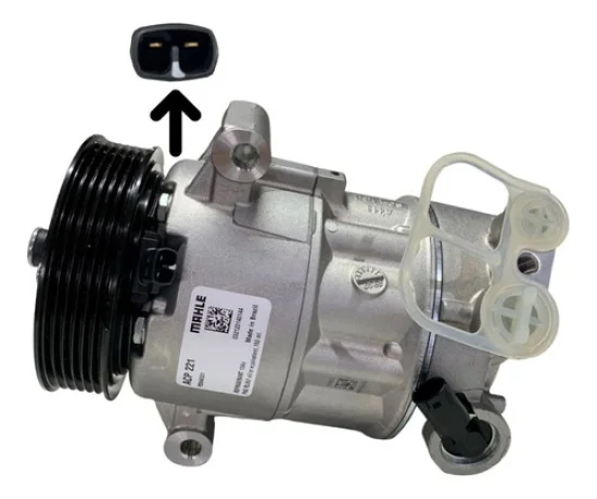 Compressor Mahle Fiat Toro 2.4 /Jeep Renegade, Compass 2016> 6pk 138mm [Bobina Sem Fio] [Flex] [ACP221] [Original]