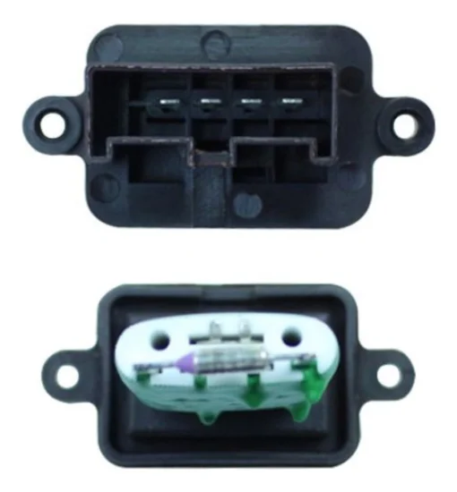 Resistencia da Caixa VW Gol G3, G4 2000 a 2007, Fox >2008 [4 Vias] [Marrom]