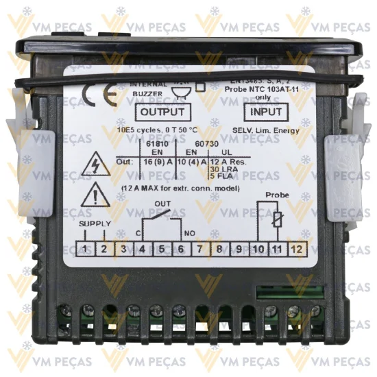 Comando A/C Universal 12v e 24v [Controle Digital de Temperatura] Refrigeraçao [1 Sensor]