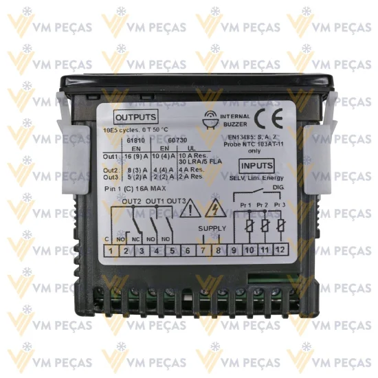 Comando A/C Universal 12v e 24v [Y39-GRRR-P-01] [Controle Digital de Temperatura] Refrigeraçao [2 Sensores]