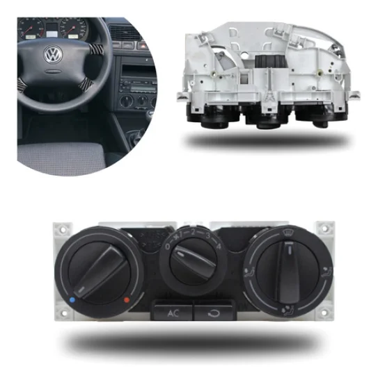 Comando A/C VW Golf 1999 a 2007, Bora, Passat, Polo