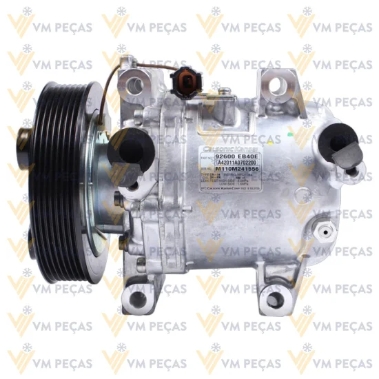 Compressor Calsonic Nissan Frontier 2.5 7pk 132mm 2008 a 2012