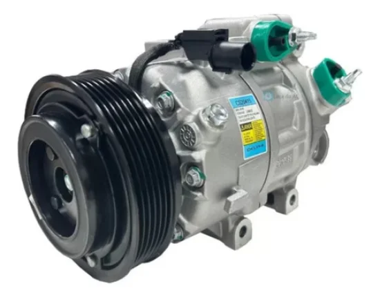 Compressor Delphi Halla Hyundai Azera, Santa Fe 2.7 12v, Vera Cruz 3.0 V6 /Kia Sorento 2007 a 2009 6pk124mm [Original]