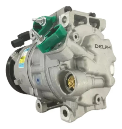 Compressor Delphi Halla Hyundai Azera, Santa Fe 2.7 12v, Vera Cruz 3.0 V6 /Kia Sorento 2007 a 2009 6pk124mm [Original]