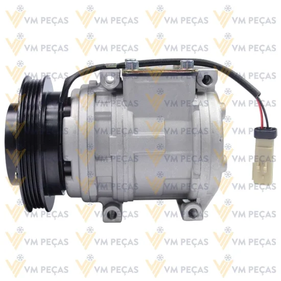 Compressor Denso 10PA15 Doosan DX225, DL200 Carregadeira 4pk 128mm 24v [importado]