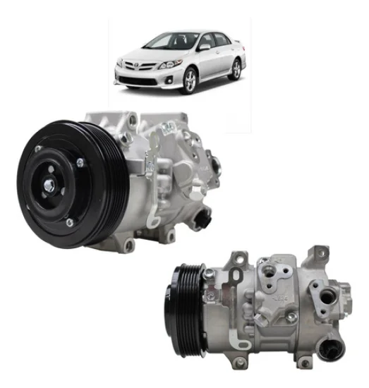 Compressor Denso 6SEU14 Toyota Corolla 2.0 2008 a 2014, Rav4 6pk 125mm [importado]