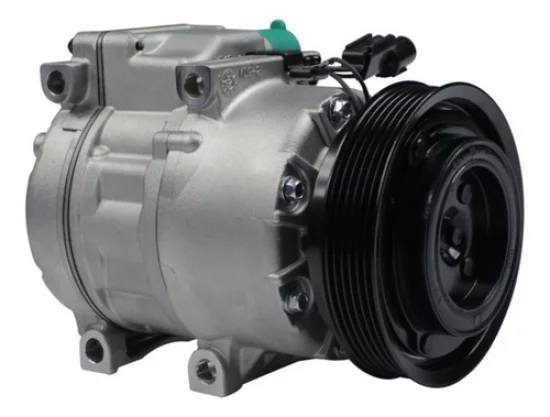 Compressor Halla Hyundai Azera, Santa Fe 2.7 12v, Vera Cruz 3.0 V6 /Kia Sorento 2007 a 2009 6pk124mm [importado]