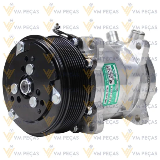 Compressor Sanden SD5H14, 8pk, 12v, Vertical [importado]